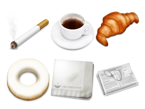 咖啡厅主题图标png