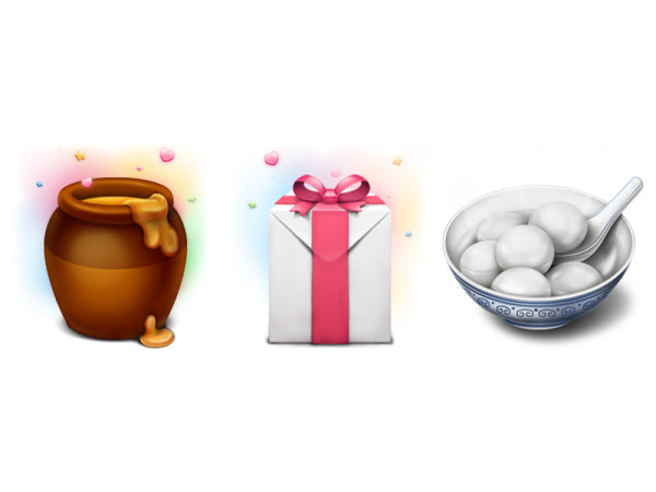 情人节和元宵节图标by Hawen（png&ico）