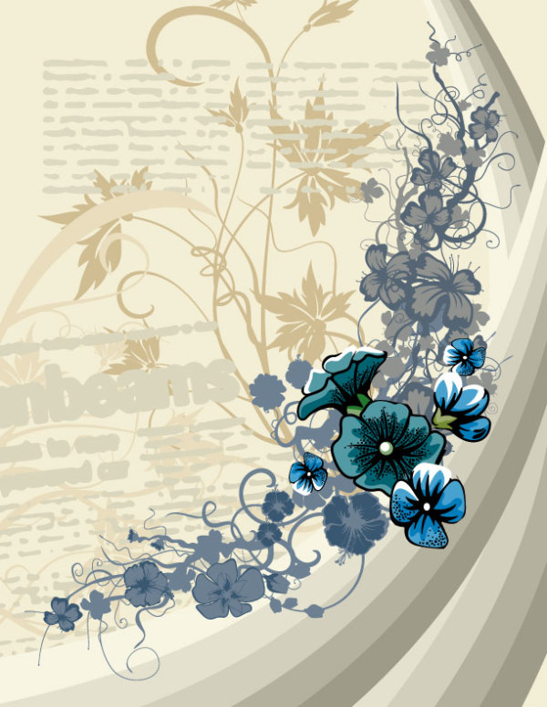 欧风花纹典藏矢量素材1