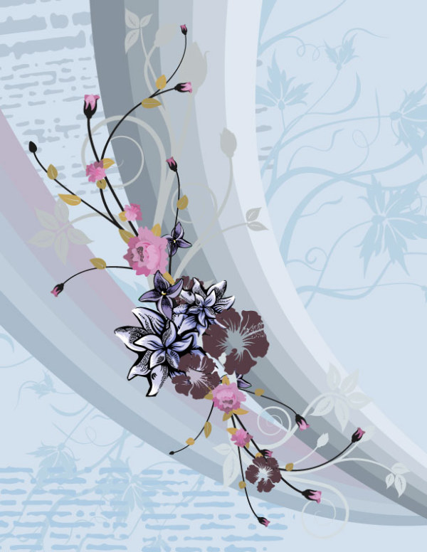 欧风花纹典藏矢量素材3