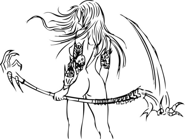 尚色HELP&nbsp;F4（练习上色）矢量素材&nbsp;&nbsp;