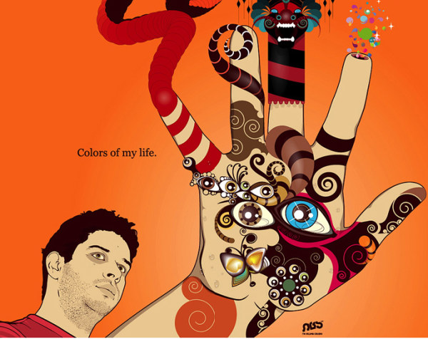 巴西视觉设计师A~B~作品临摹（矢量）