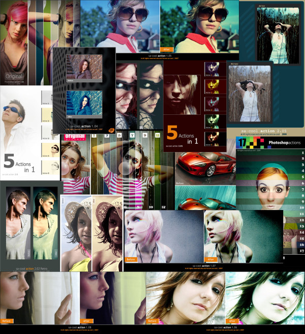 国外LOMO风格动作15套(100多种)
