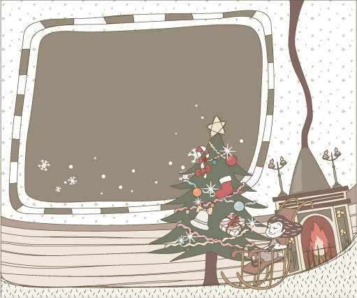 可爱线条插画矢量素材-40