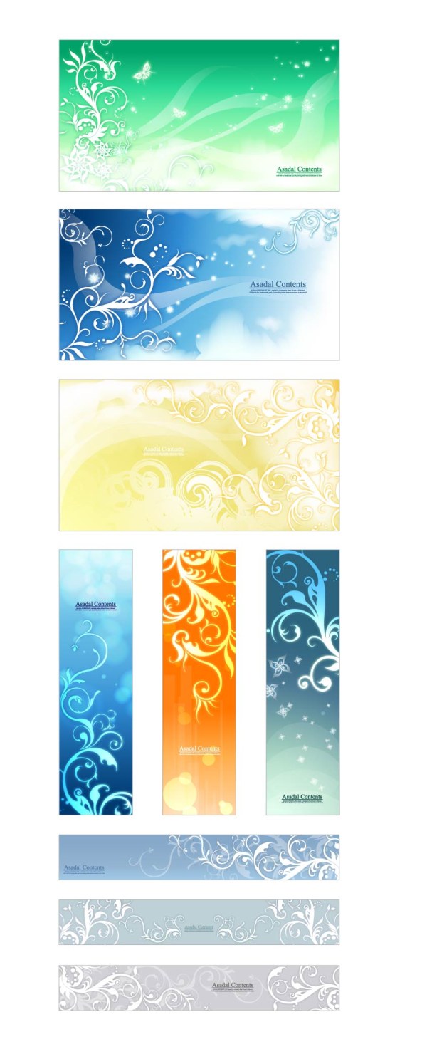 花纹bancer矢量素材