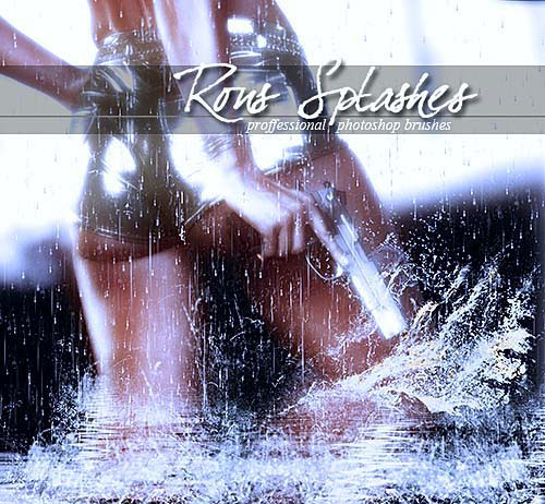 超酷水photoshop笔刷