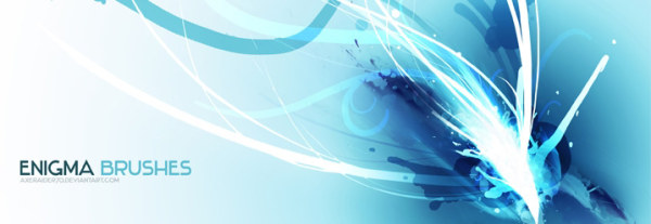 抽象光线photoshop笔刷！