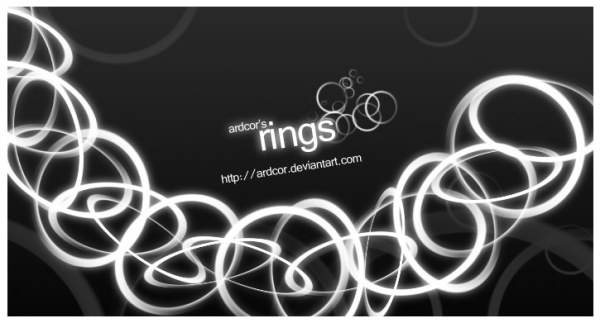 光线圈PHOTOSHOP笔刷！