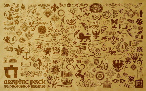 152经典图形PHOTOSHOP笔刷！