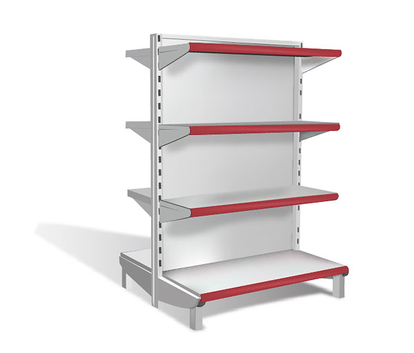 超市货架矢量素材