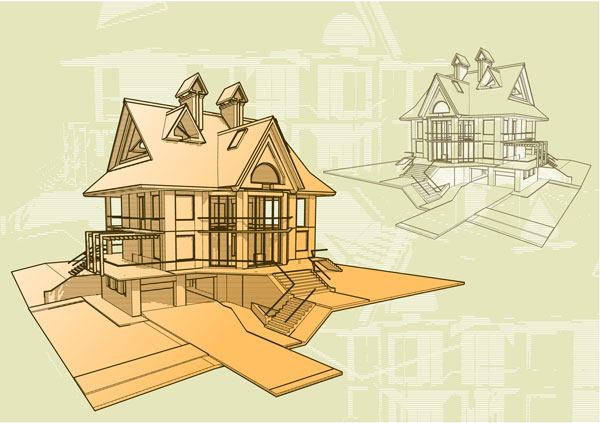 建筑系列矢量素材-9