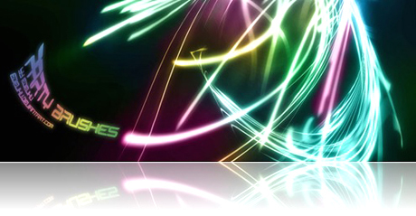 荧光焰火ps笔刷集合