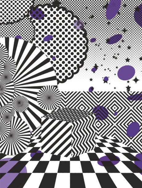 螺旋渐变矢量素材