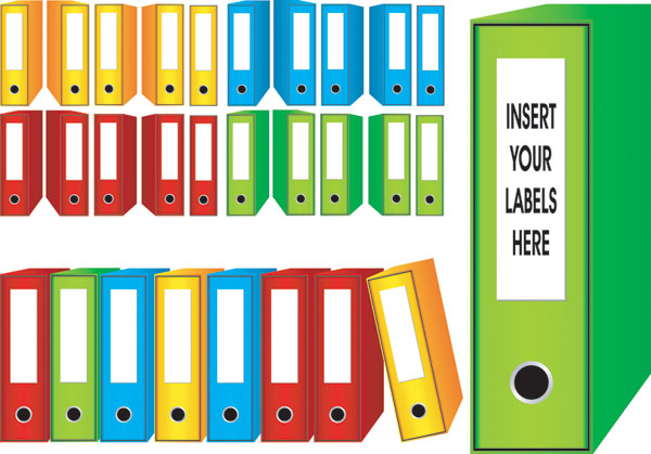 资料夹矢量素材