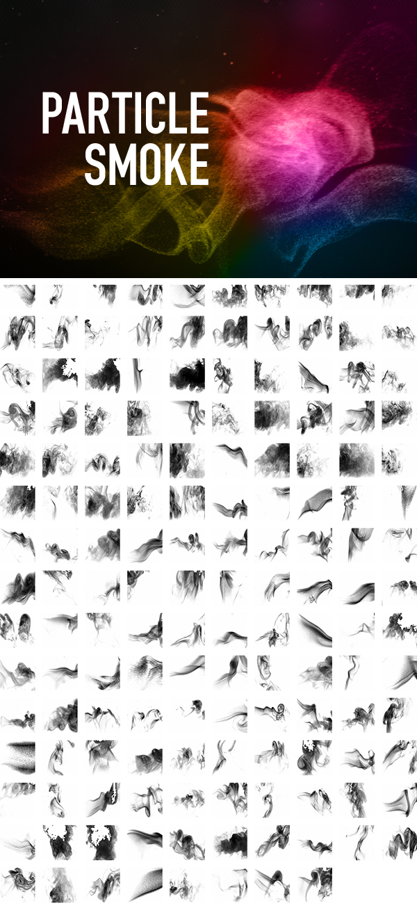 高清晰烟雾、烟尘ps笔刷