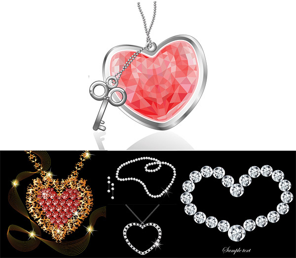 钻石珠宝首饰矢量素材