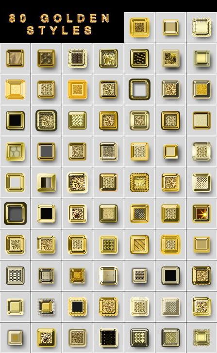 80款极漂亮的黄金样式