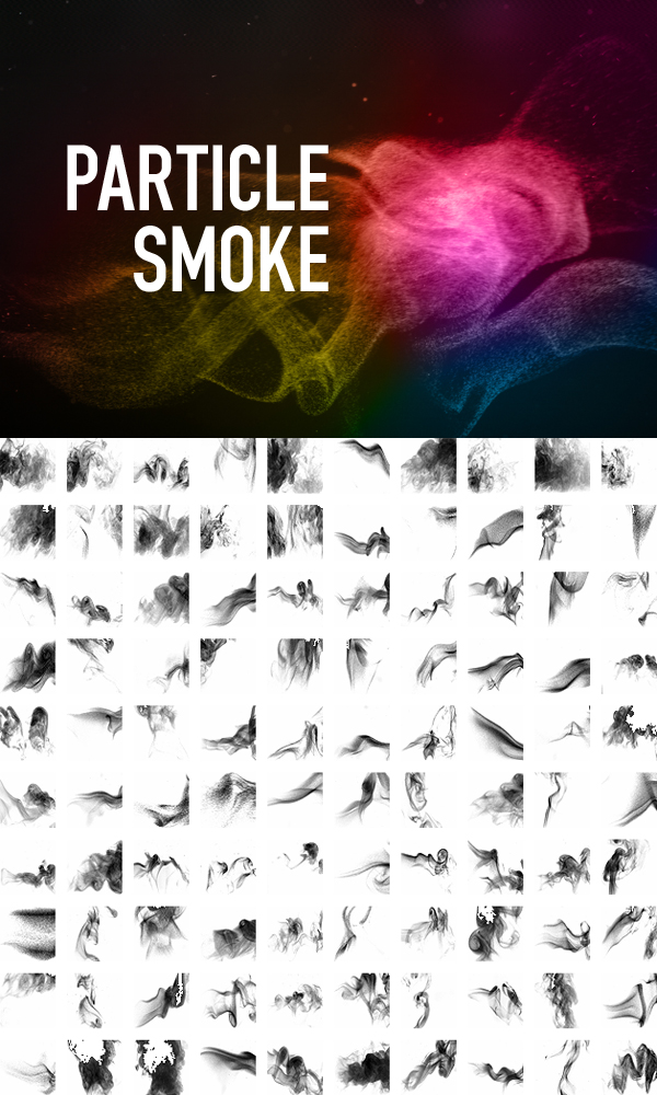 ParticleSmoke眩光烟雾PHOTOSHOP笔刷！