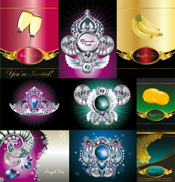 欧式招贴矢量素材