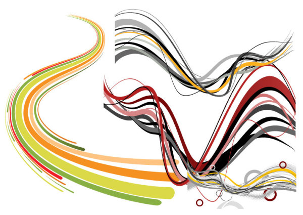 动感线条矢量素材