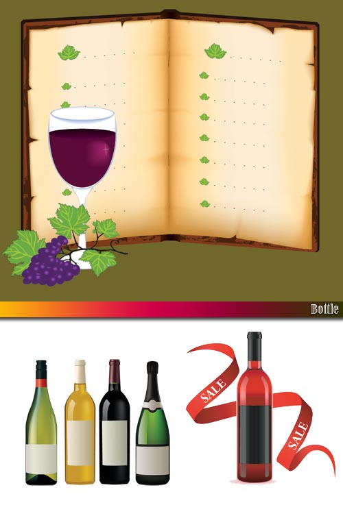葡萄酒矢量素材 