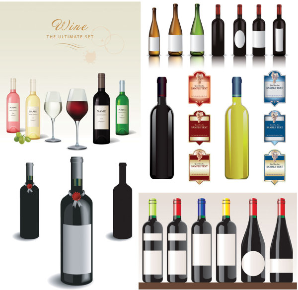 洋酒矢量素材