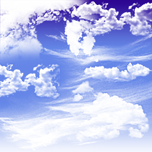 2款高清晰白云PS笔刷