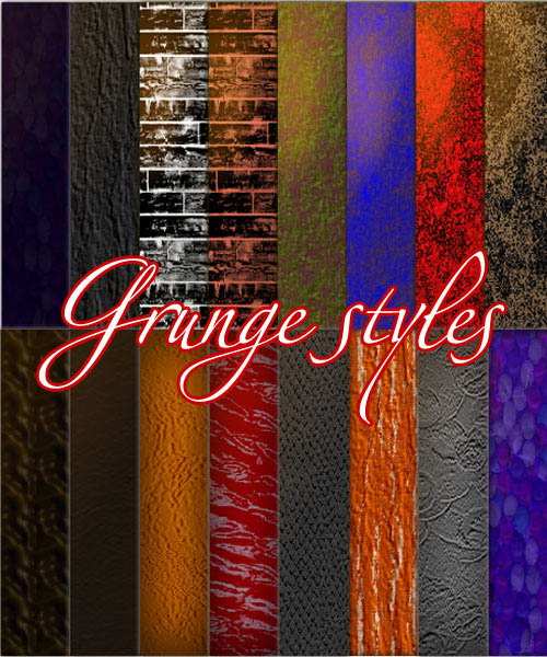 颓废类PS图案（含相同样式）集