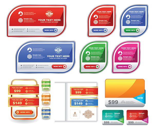 销售label矢量素材