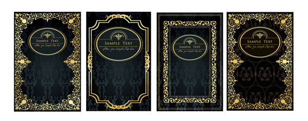 {华丽花纹}矢量素材