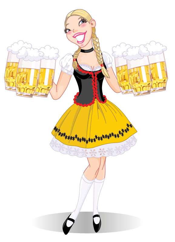 小姑娘卡通形象05&mdash;&mdash;矢量素材