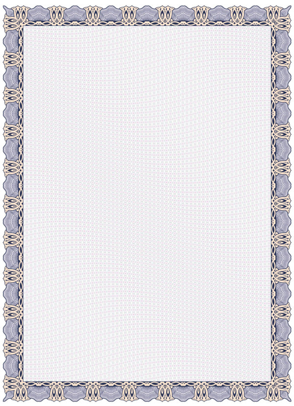 精美防伪纹边框01&mdash;&mdash;矢量素材