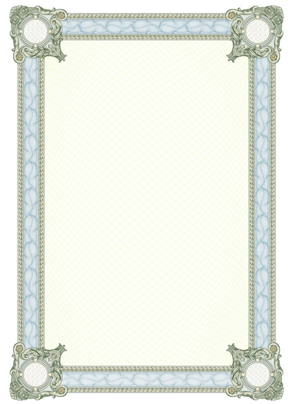 精美防伪纹边框04&mdash;&mdash;矢量素材