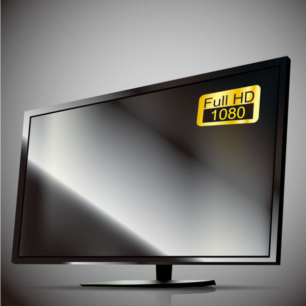 电视和显示器03&mdash;&mdash;矢量素材