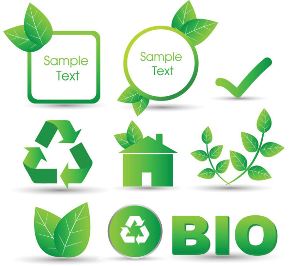 精美绿色标签03&mdash;&mdash;矢量素材