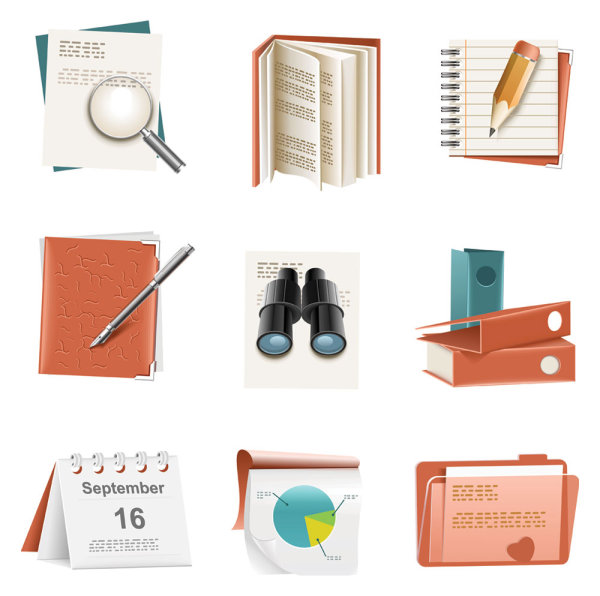 Everyday common icon 05 - vector material