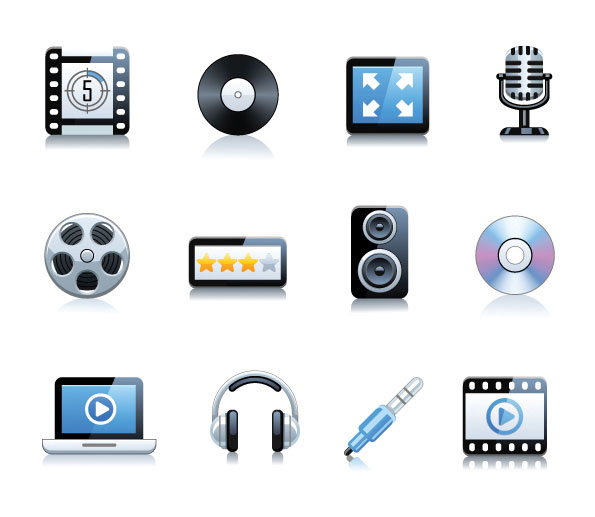 All kinds of cartoon icon 02 - vector material