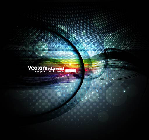 绚丽多彩的幻彩4&mdash;&mdash;矢量素材