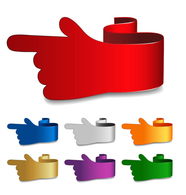 创意的指示牌01&mdash;&mdash;矢量素材