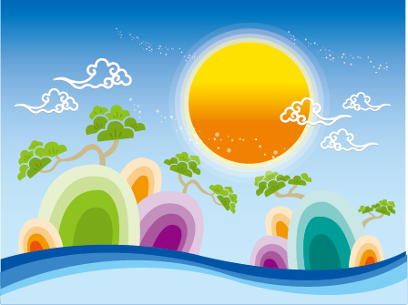 Traditional Chinese elements - vector material