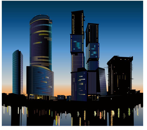 高楼大厦05&mdash;&mdash;矢量素材