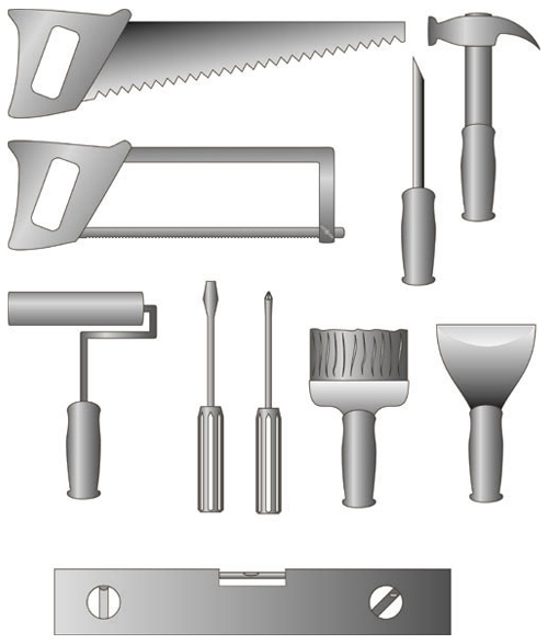 维修工具01&mdash;&mdash;矢量素材
