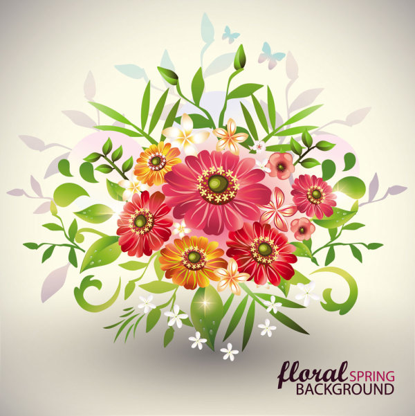 Beautiful bouquet 02 - vector material