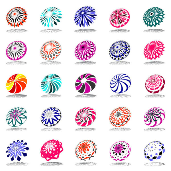 抽象符号图形02&mdash;&mdash;矢量素材