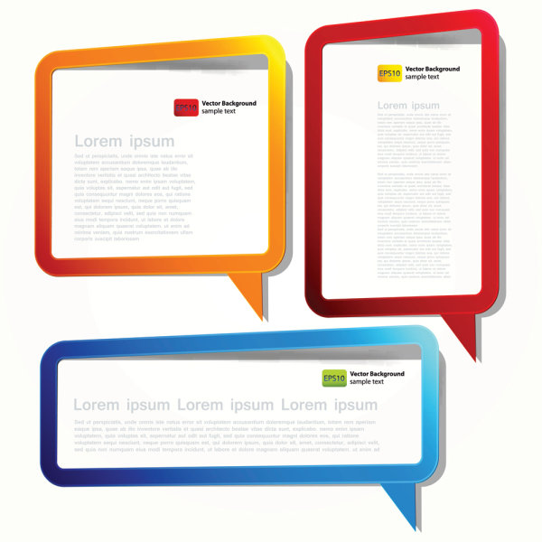 精美实用的提示框01&mdash;&mdash;矢量素材