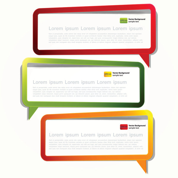 精美实用的提示框03&mdash;&mdash;矢量素材