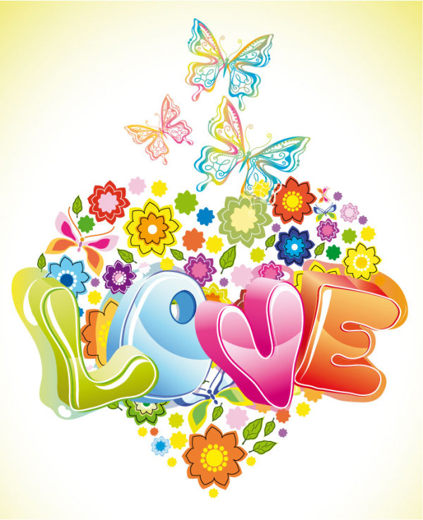 Cute Valentine Design 05 - vector material