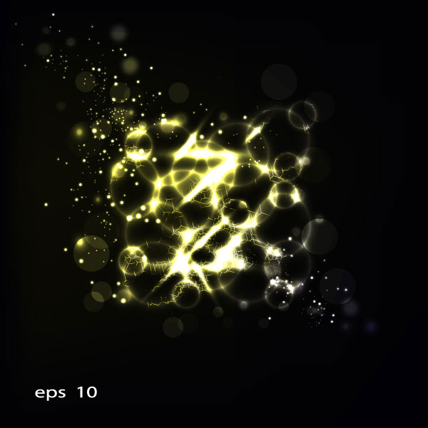 Bright stars background 05 - vector material