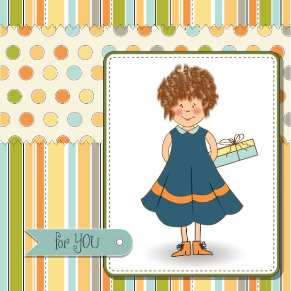 Cute cartoon illustrator 03 - vector material