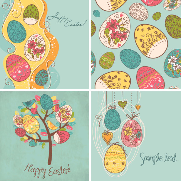Easter eggs - vector material